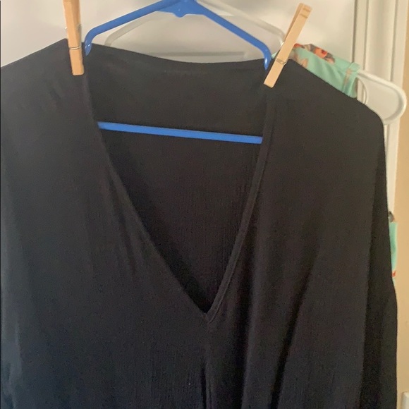 Black with very low cut neck size large worn once - Picture 5 of 8